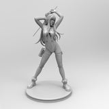 B183 - Anime character design, Hot female Gantz with katana, STl 3D model design print download file