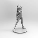 B183 - Anime character design, Hot female Gantz with katana, STl 3D model design print download file