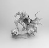 A318 - Comic character design, Bat guy with statue gargolye, STL 3D model design print download file