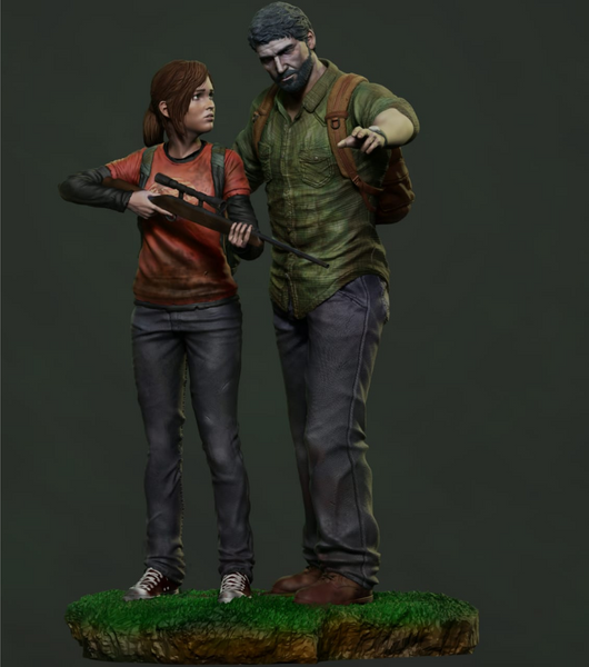 Joel STL Files 2 Version from The Last of Us 3D Model