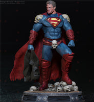 A383 - Comic character design, the evil supermen statue design, STL 3D model printable download files