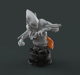 H059 - Comic character design, The Green Goblin Bust statue, STl 3D model design printable download files