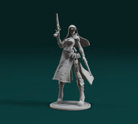 H225 - Legendary character design, The Waifu Battle Nun Statue, STL 3D model design printable download files