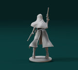 H225 - Legendary character design, The Waifu Battle Nun Statue, STL 3D model design printable download files