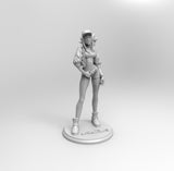 E589 - Games character design, The Leak of legend, Akalia girl character design, STL 3D model design print download file