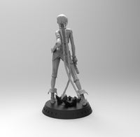 E592 - Games character design, The Jinnnxy Leak of Legend character statue, STL 3D model design print download files