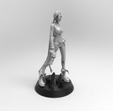 E592 - Games character design, The Jinnnxy Leak of Legend character statue, STL 3D model design print download files