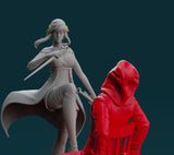 H350 - Anime character design, The Spy Family Yor, STL 3D model design printable download files