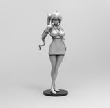 E597 - Anime character design, Waifu Hestia statue design, STL 3D model design print download files