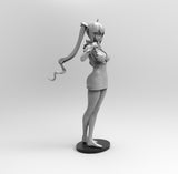 E597 - Anime character design, Waifu Hestia statue design, STL 3D model design print download files