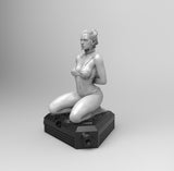 E601 - NSFW Movie character design, The Ray Character design statue, STL 3D model design print download files