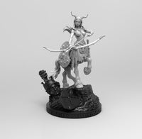 E611 - Legendary character design , Uncut female centaur character , STL 3D model design print download files