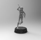 E632 - Games character design, The Witchers ciri biri statue, STL 3d model design print download files