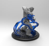 A792 - Games character design, The Ryu shodoken Statue, STL 3D model design print download files