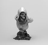 DP1512 - Comic Character design , The Skull bust statue design, STL 3D model design print download files