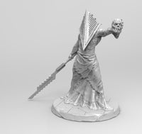 E705 - Legendary character design, The pyramid head statue, STL 3D model design print download files