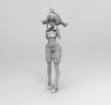 E769 - Female character design, The Sherry statue, STL 3D model design print download files