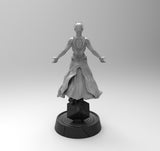 E774 - Movies character design, The no hair printess with full of nail statue, STL 3D model design print download files