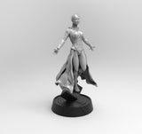 E774 - Movies character design, The no hair printess with full of nail statue, STL 3D model design print download files