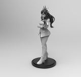 E808 - Waifu character design, The Lucifer girl with wine statue, STL 3D model design print download files