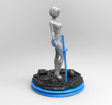 E803 - Games character design, The Sexy body 2b girl statue, STL 3D model design print download files