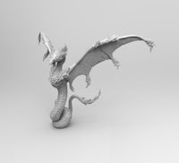 H002 - Legendary Character design, The Amphitere Snake Like Dragon, 3d STL Character design Print download files