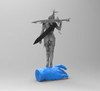 H004 - Legendary Character Design, The Female Warrior With Multiple Design, 3D STL model design print download files