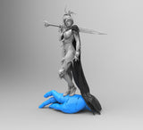 H004 - Legendary Character Design, The Female Warrior With Multiple Design, 3D STL model design print download files