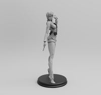 H020 - Anime Character design, Ghost In the Shell The Motoko Kusanagi Statue, 3D STL Model design Download Print Files