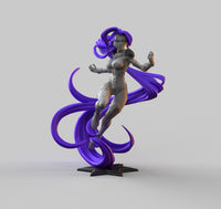 H035 - NSFW Comic Character design, The Sexy Star Fire statue with NSFW body, STL 3D model design printable Files