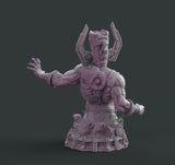 H052 - Comic Character design, The Marwel Calactus bust statue design, STL 3D model design print download files