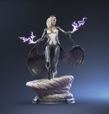 F580 - Comic Character design, The Storm Character statue, STL 3D model design printable download files