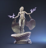 F580 - Comic Character design, The Storm Character statue, STL 3D model design printable download files