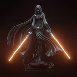 E571 - Movie character design, The SW character Assasin ventress statue, STL 3d model design print download files