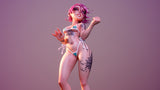 E768 - NSFW Character design, The shirley statue, STL 3D model design print download files