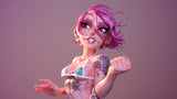 E768 - NSFW Character design, The shirley statue, STL 3D model design print download files