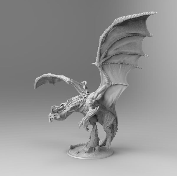 B082 - Flying Dragon , Monster design , 3D STL model design print files