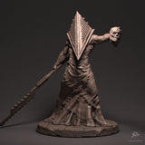 E705 - Legendary character design, The pyramid head statue, STL 3D model design print download files