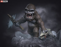 E520 - Legendary character design, The Godzella and The Kong statue, STL 3D model design print download files