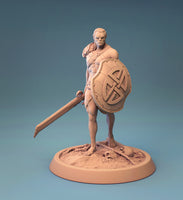 B017 - Creature Design , The Orc with 5 Weapon , STL 3D Model design print