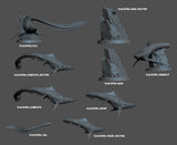 E194 - Legendary creature design, the placofish design, STL 3D model design print download files