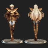 B032 - Anime character design file, Seiyan Gold Virgo Shaka, STL 3D model design print