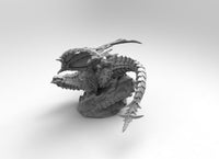 A246 - Legendary creature design, the full armor Dragon, STL 3D model design print download file