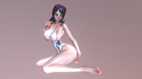 R001 - Anime Character design, The Bikini VersionCaptain Tashigi - One Pieces STL 3D download print Files