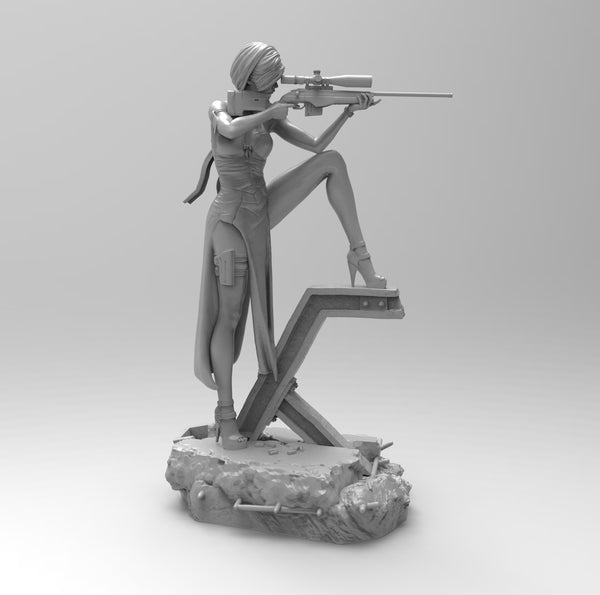 Ada Wong Collectible Edition Resident Evil 3D model 3D printable