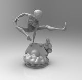 A491 - Comic character design, The kiddo spider statue, STL 3D model design print download files