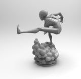 A491 - Comic character design, The kiddo spider statue, STL 3D model design print download files