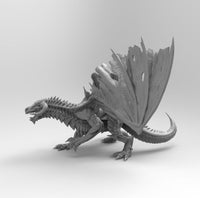 A141 - Mythical animal , The Drake dragon, STL 3D design model print download file