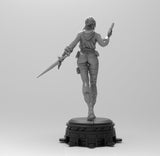 A510 - Games character fanarts, The cyber world 2077 female character, STL 3D model design print download files