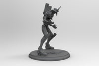 A415 - Anime character design, The Evangelion Unit 01 Full body statue, STL 3D Model design printable download files